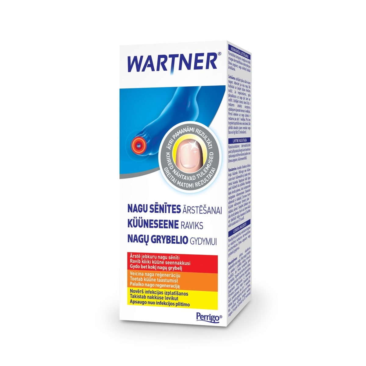 WARTNER nagu sēnītes ārstēšanai, 7 ml