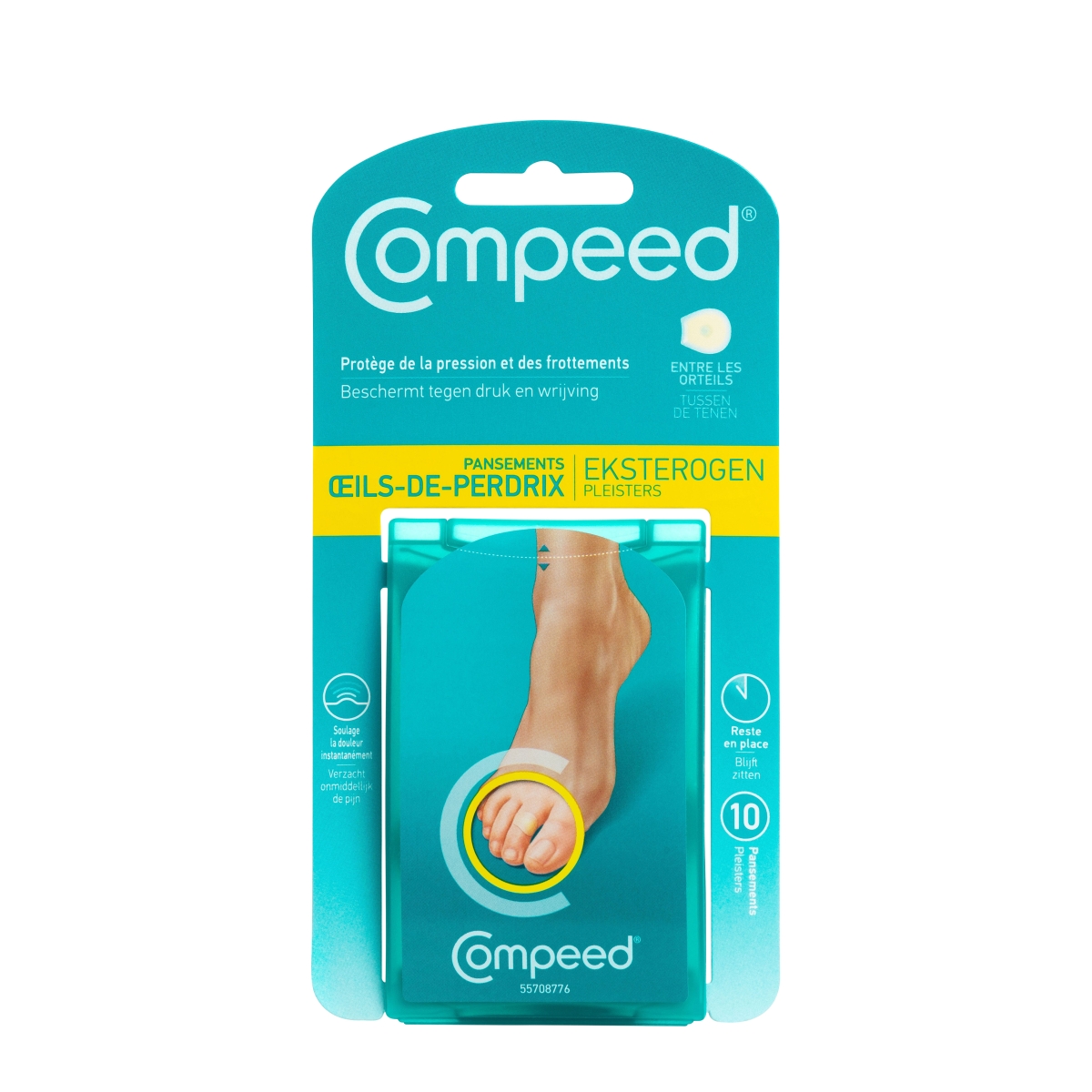 COMPEED® plāksteri varžacīm starp kāju pirkstiem, 10 gb.