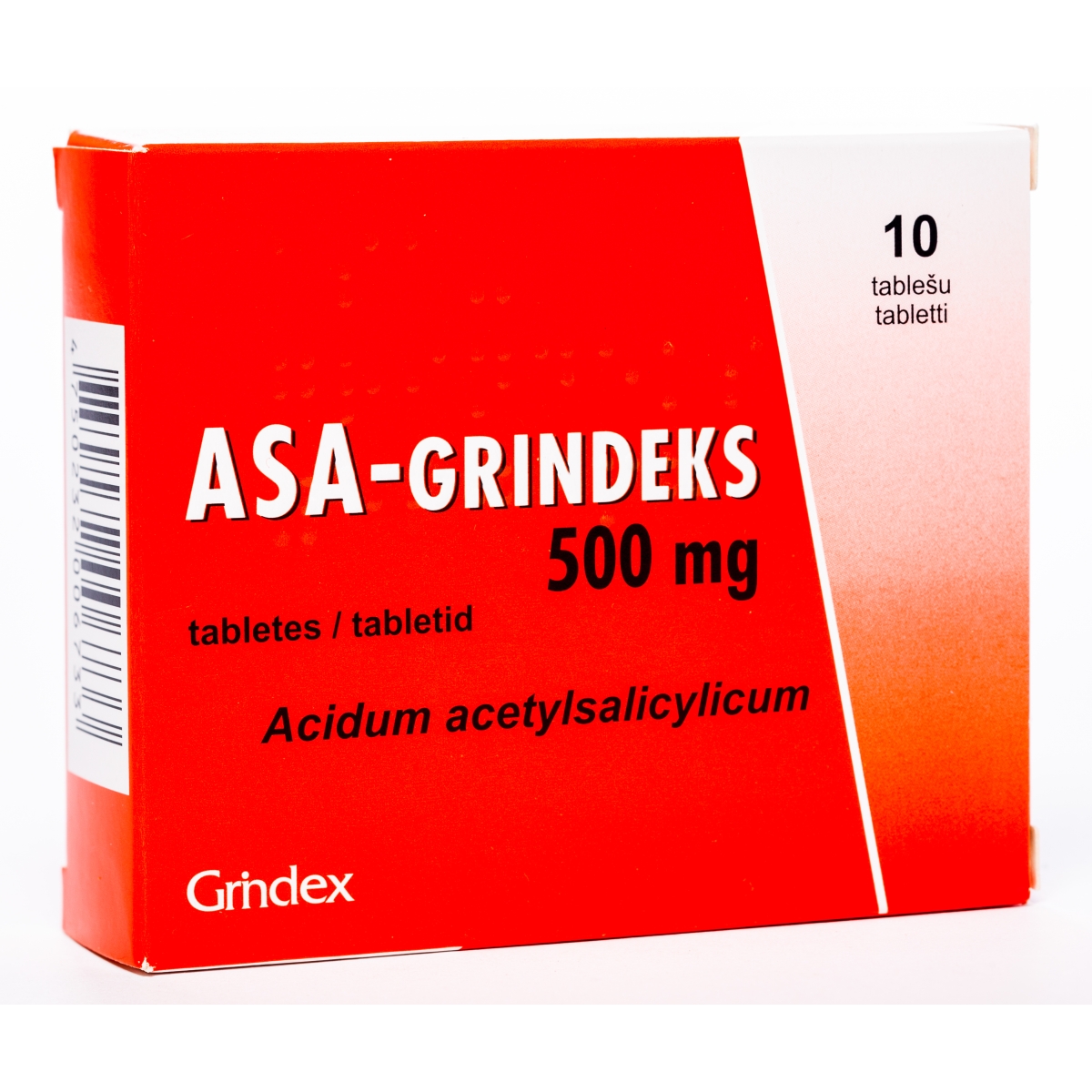 ASA-GRINDEKS (ASPIRIN) 500MG TABLETES N10