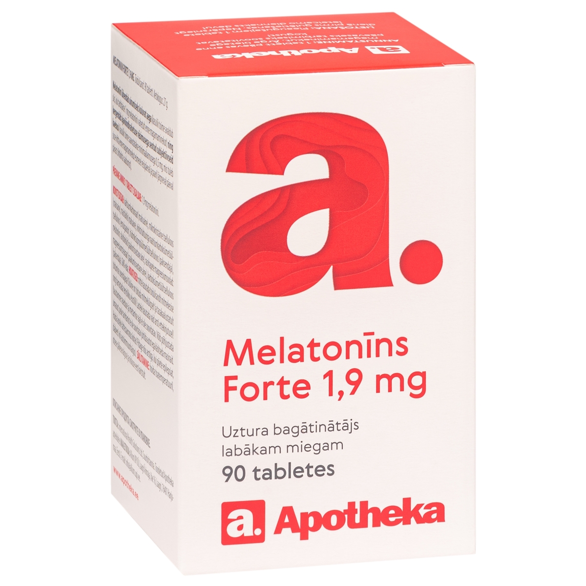 APOTHEKA Melatonīns Forte 1.9 mg tabletes, 90 gab