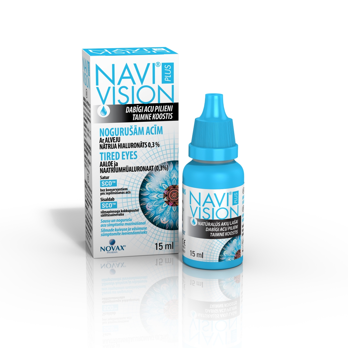 NAVIVISION Plus pilieni nogurušām acīm, 15 ml