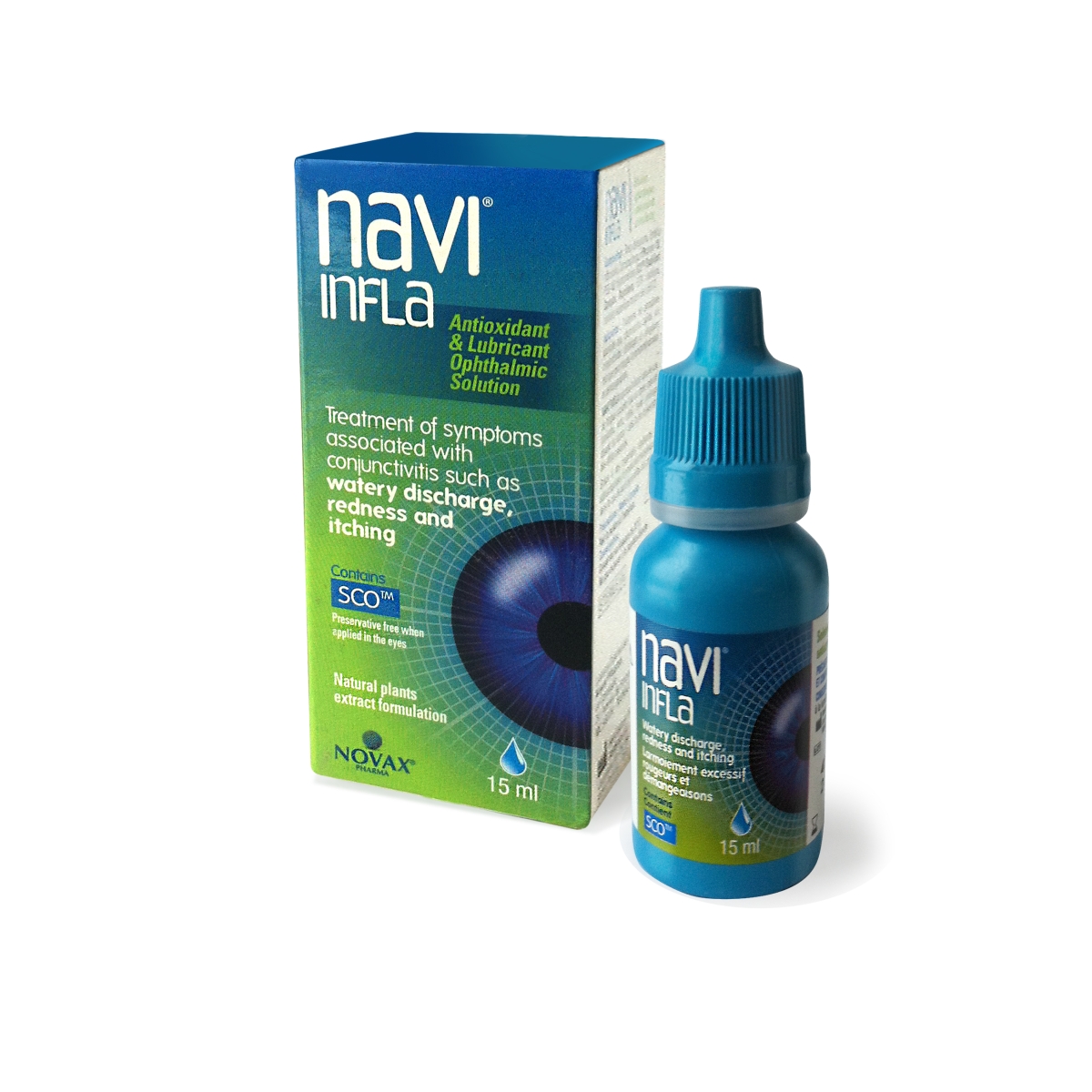 NAVIINFLA acu pilieni, 15 ml