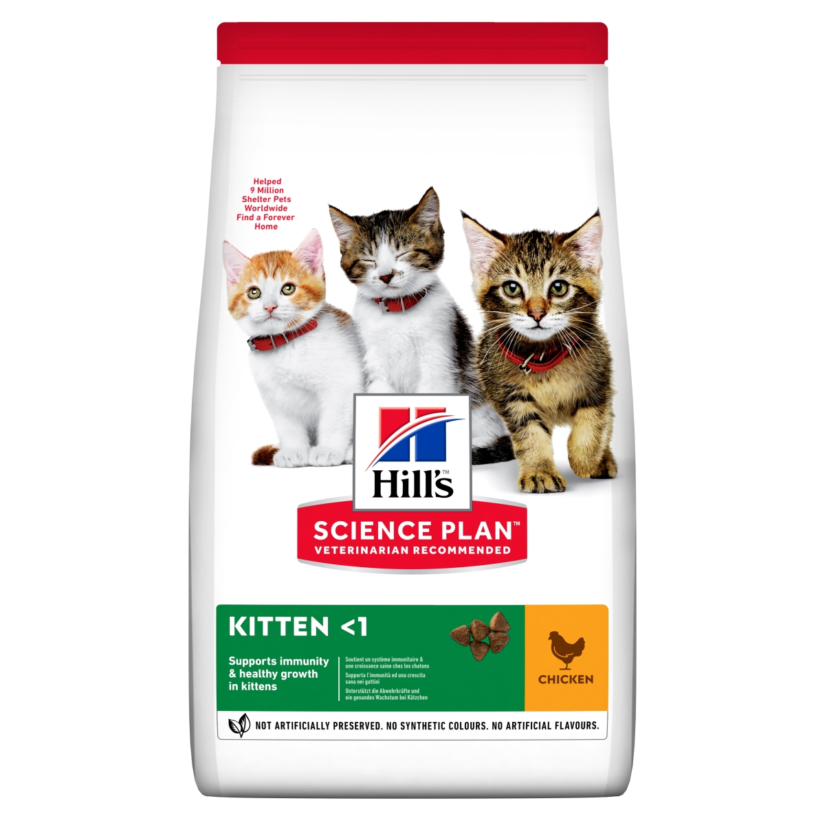 Hills kaķēnu sausā barība vista 1,5kg - Produkta attēls