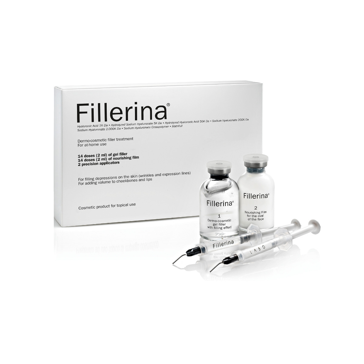 FILLERINA kosmētiskās pildvielas komplekts 2x30 ml,Intensitāte 2 - Produkta attēls