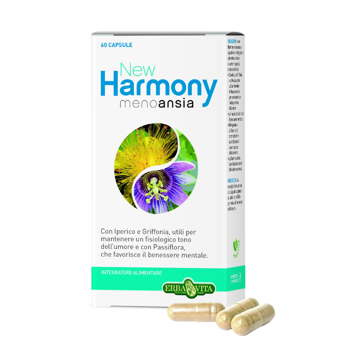 NEW HARMONY Menoansia kapsulas, 60 gab. - Produkta attēls