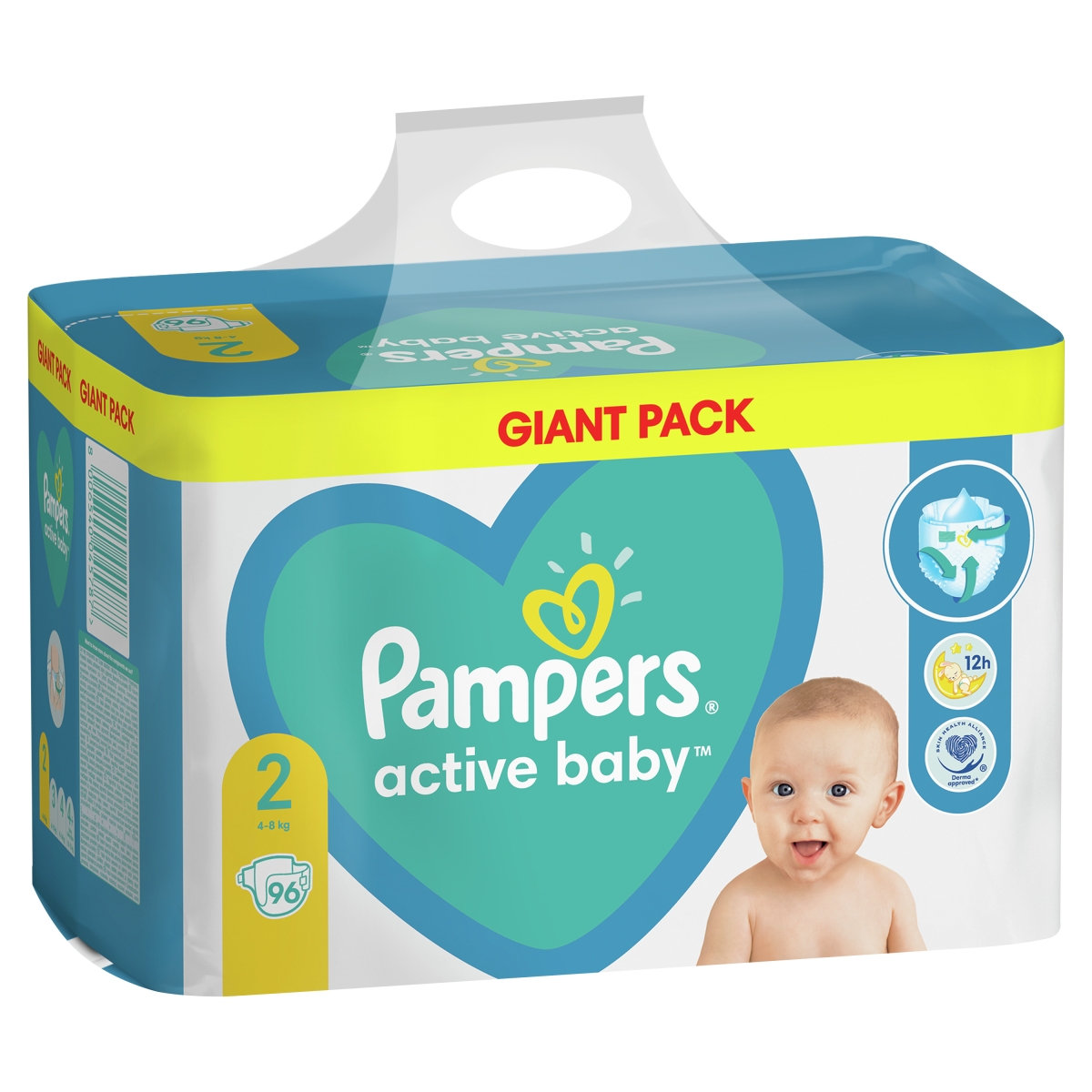 Pampers Diaper Base Giant Pack S2, 96 gab. - Produkta attēls