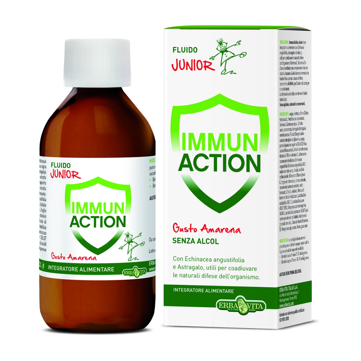 IMMUN ACTION JUNIOR BALZĀMS 200ML - Produkta attēls