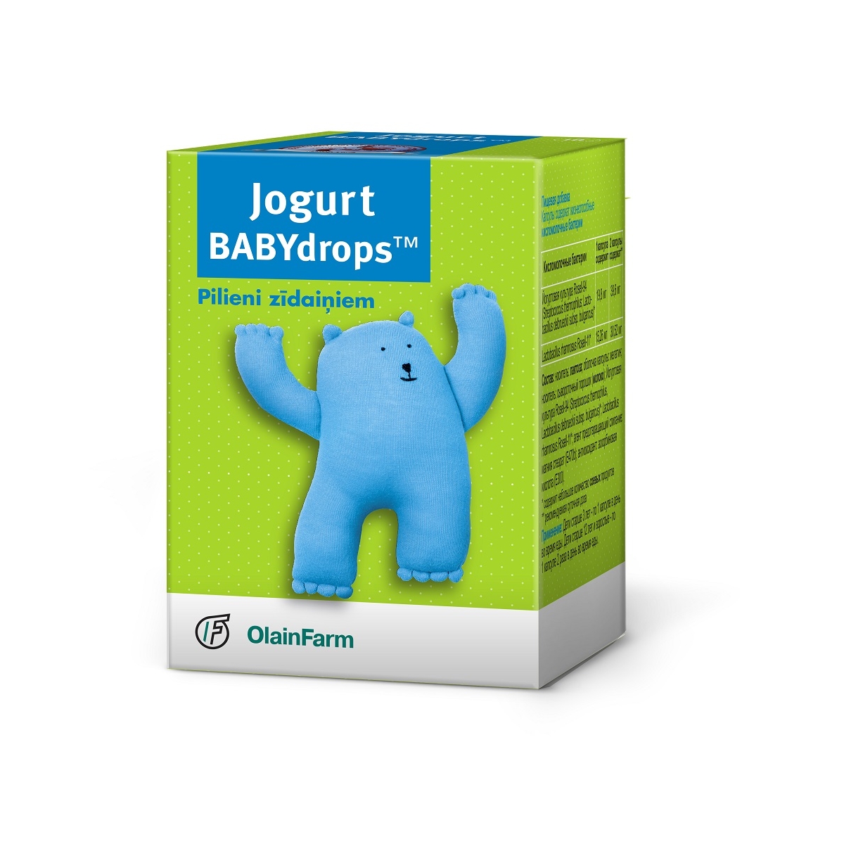 JOGURT BABY DROPS 10ML - Produkta attēls