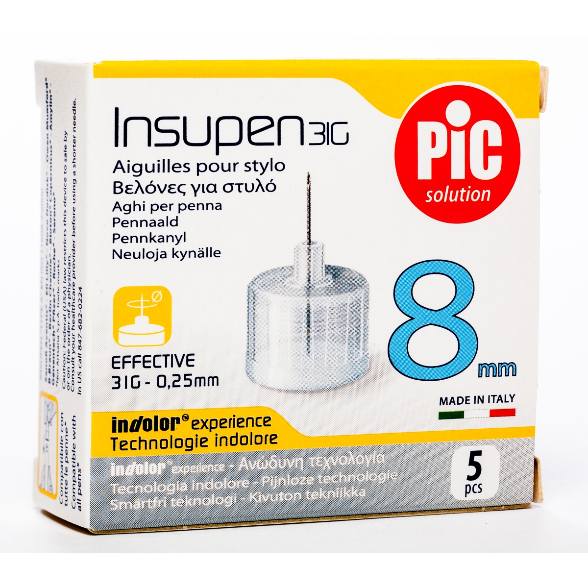 INS.ADATA INSUPEN 31G 8MM N5 (*) - Produkta attēls