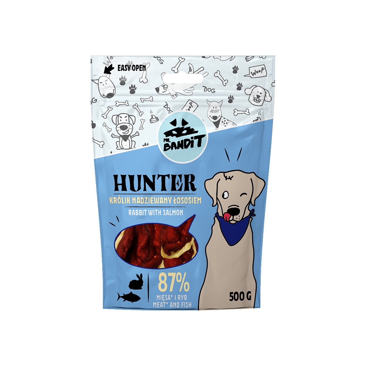 MR.BANDIT HUNTER TRUŠA AUSIS AR ZIVI 500G - Produkta attēls