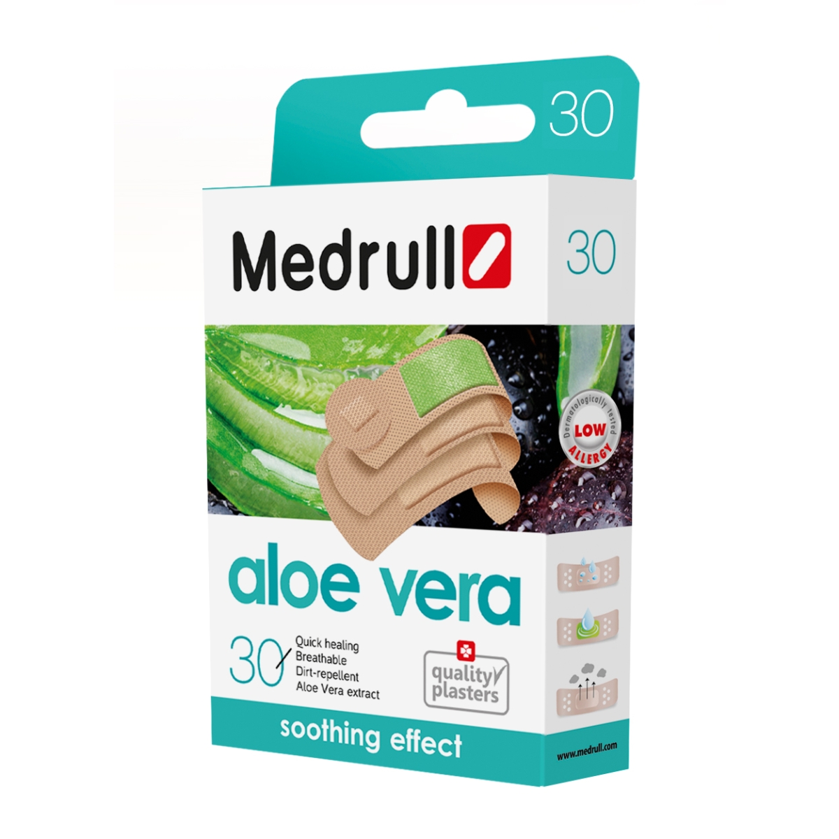 MEDRULL plāksteris "Aloe Vera", 30 gab - Produkta attēls