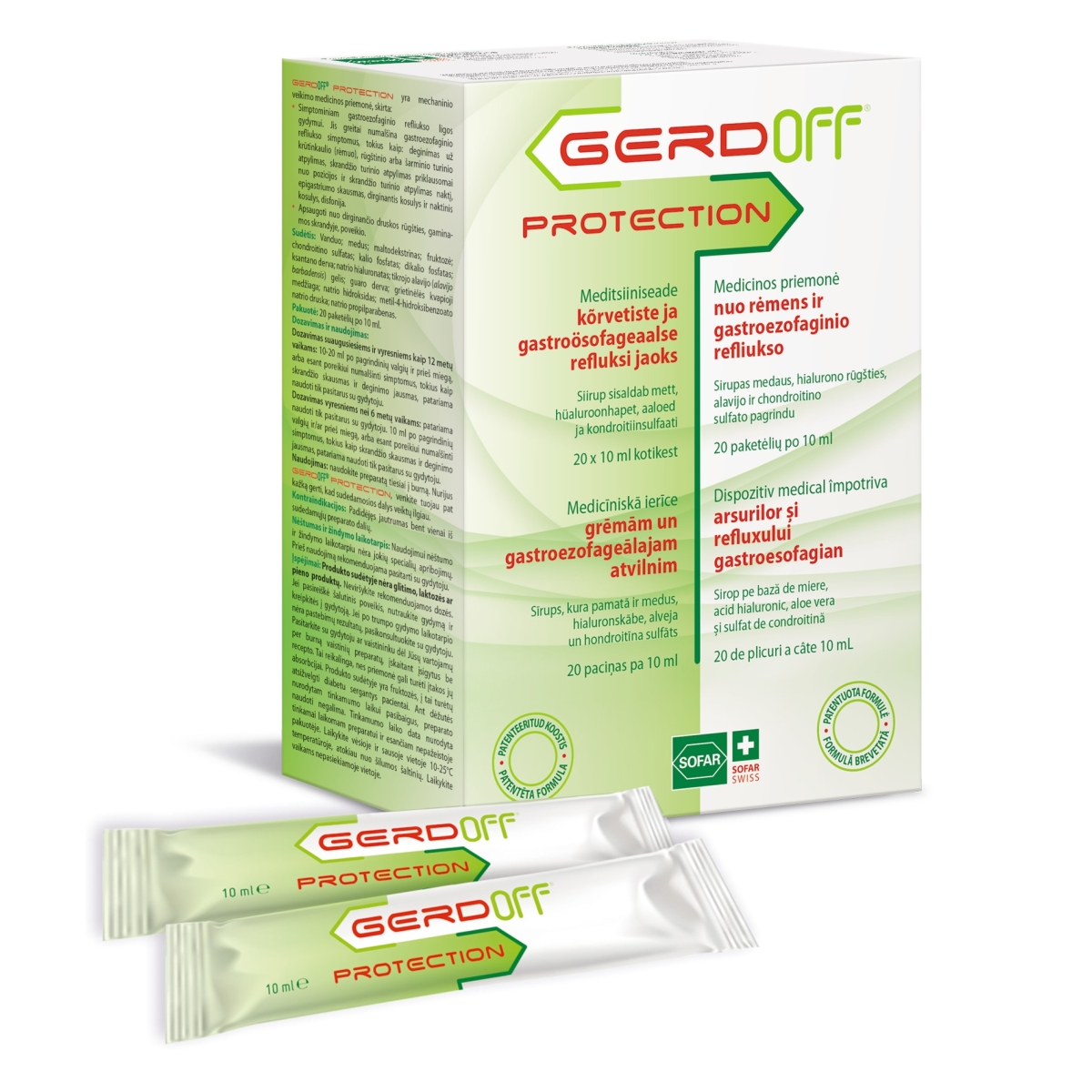 GEDROFF Protection 10 ml, 20 gab - Produkta attēls