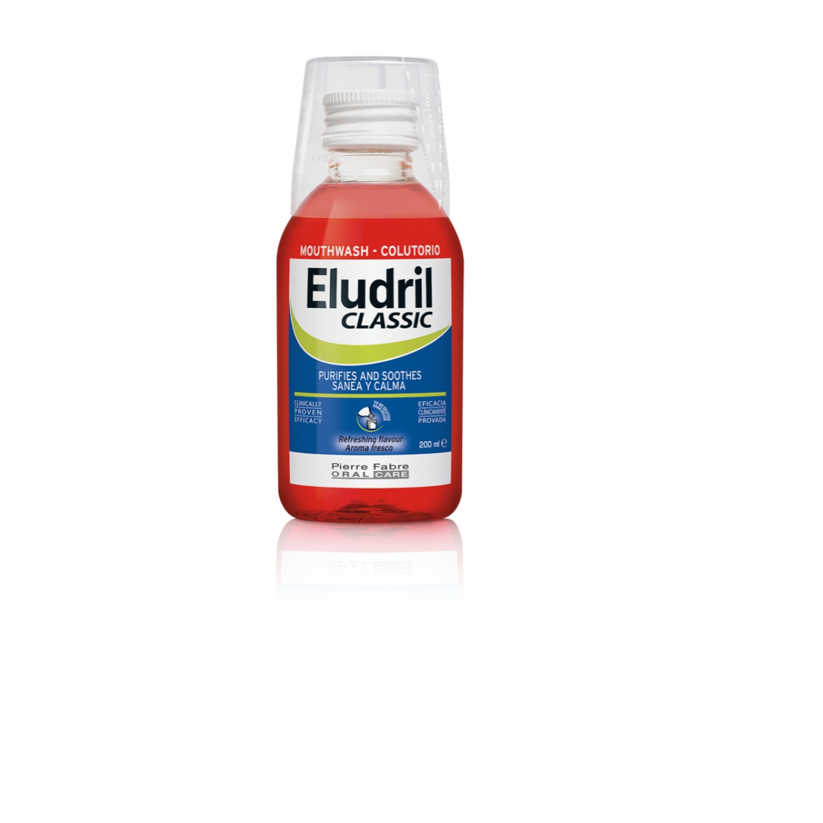 ELUDRIL CLASIC mutes dobuma skalošanas līdzeklis, 200 ml