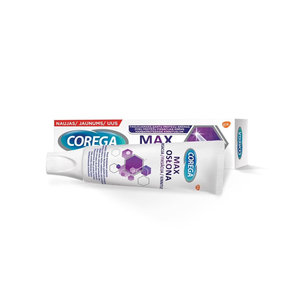 COREGA Max Control krēms (bojāts iepakojums), 40 g - Produkta attēls