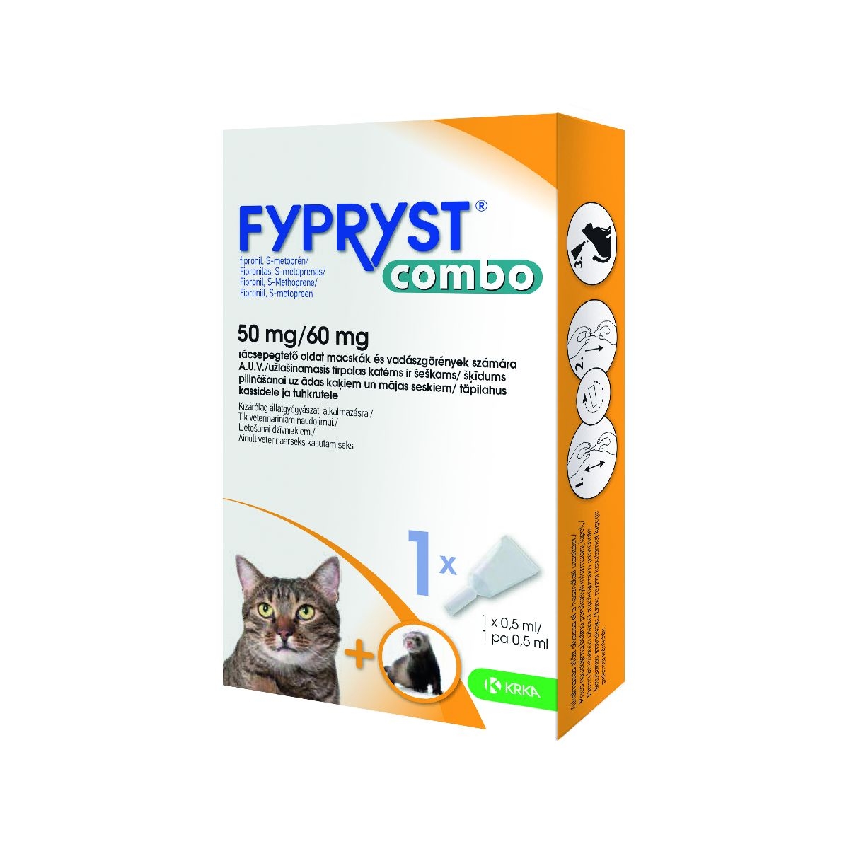 FYPRYST COMBO  50MG/60MG ŠĶĪD KAĶIEM/SESKIEM N1 - Produkta attēls