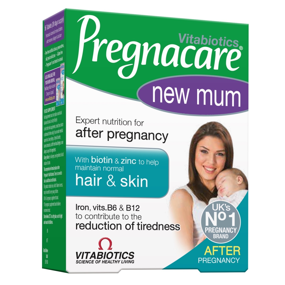 PREGNACARE® New Mum tabletes, 56 gab.