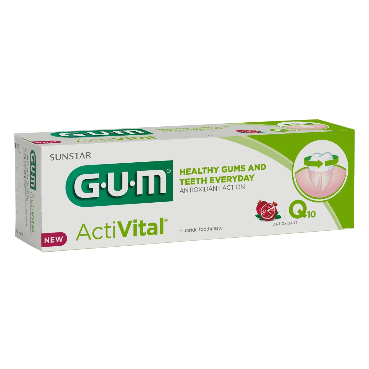 GUM® Activital Q10 zobu pasta, 75 ml