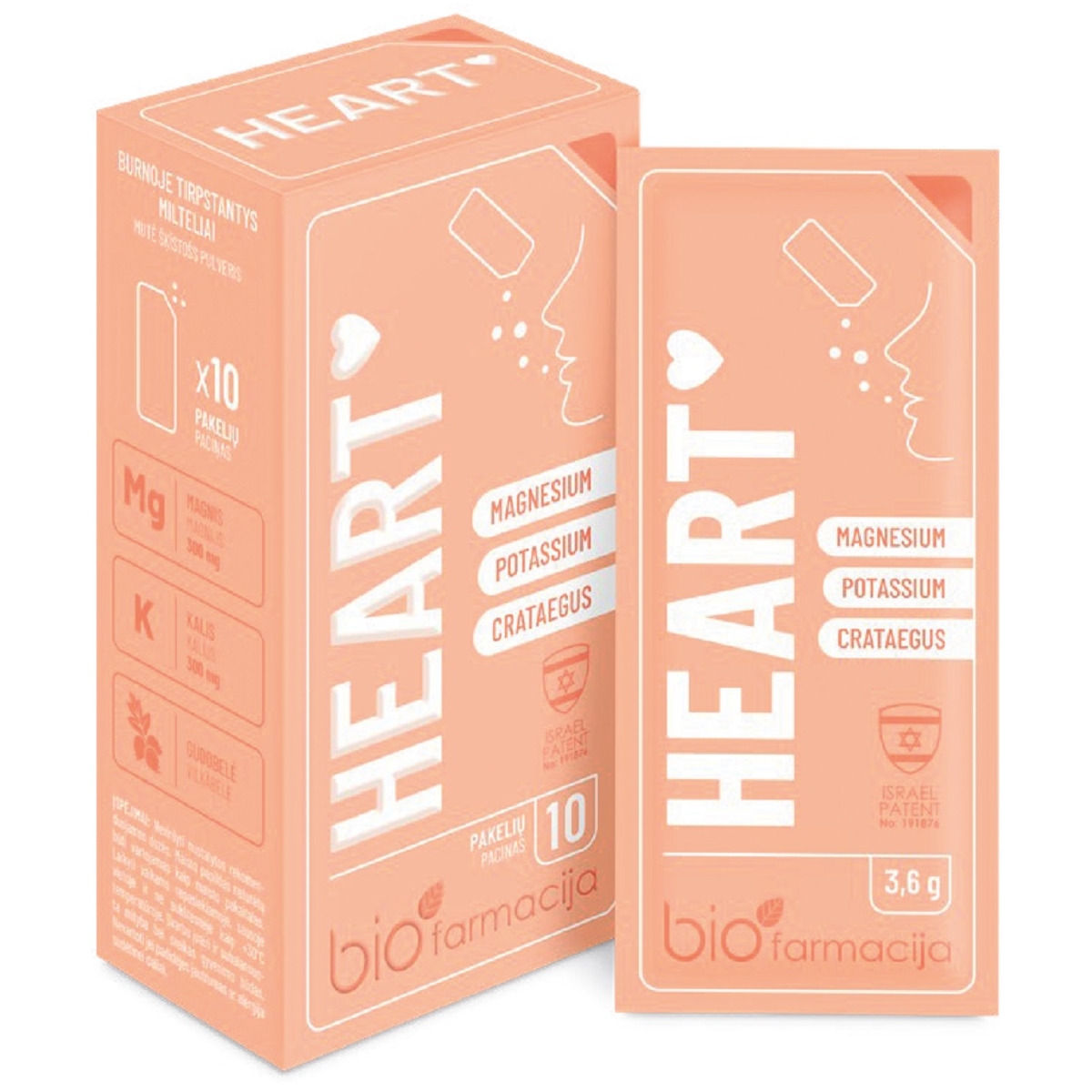 HEART MUTĒ ŠĶĪSTOŠS PULVERIS, N10 - Produkta attēls