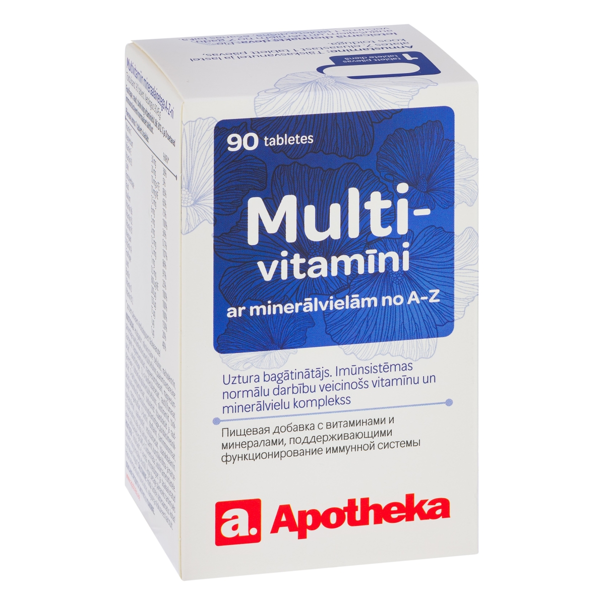 A MULTIVITAMĪNI AR MINERĀLVIELĀM A-Z TABLETES N90 - Produkta attēls