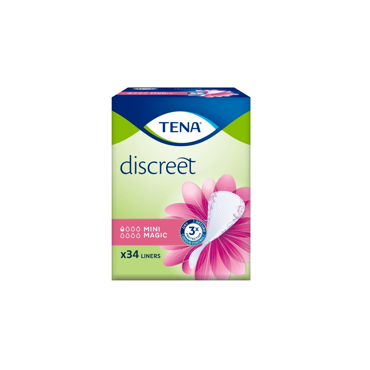 TENA Discreet Mini Magic ieliktnīši, 34 gab.