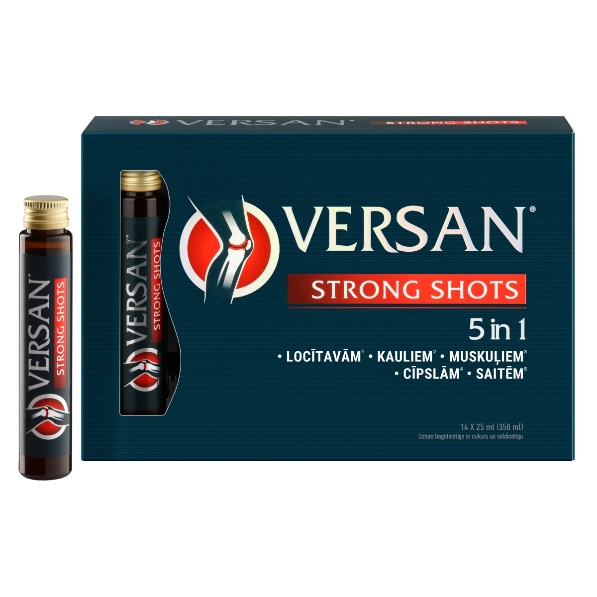 VERSAN® Strong shots 5 in1 (25 ml), 14 gab.