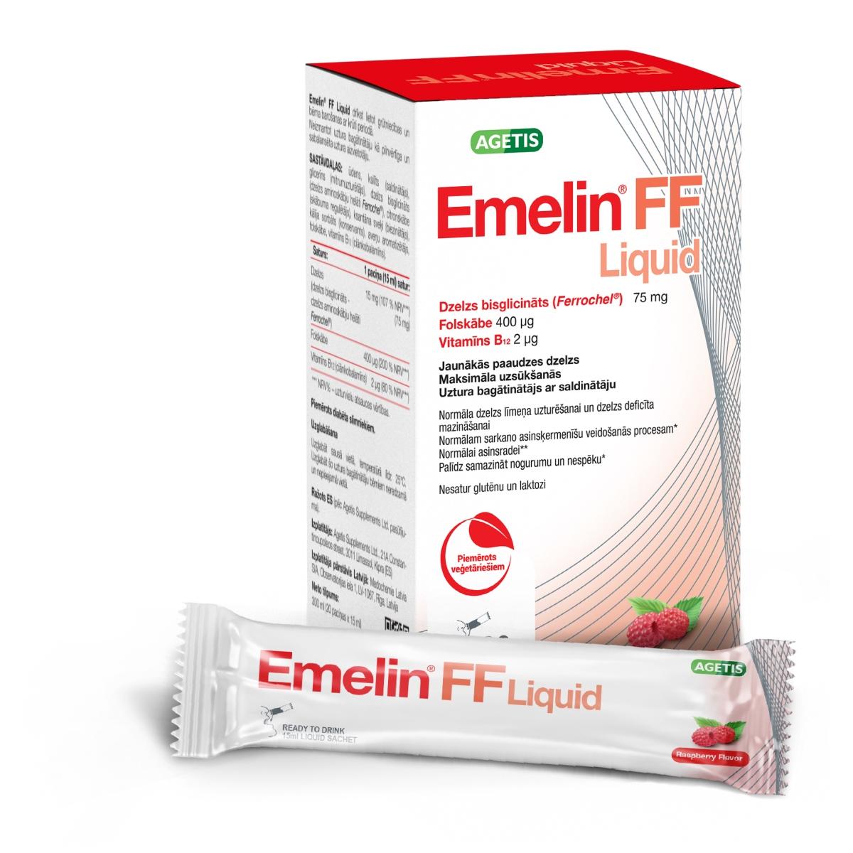 EMELIN FF Liquid 15 ml paciņas, 20 gab