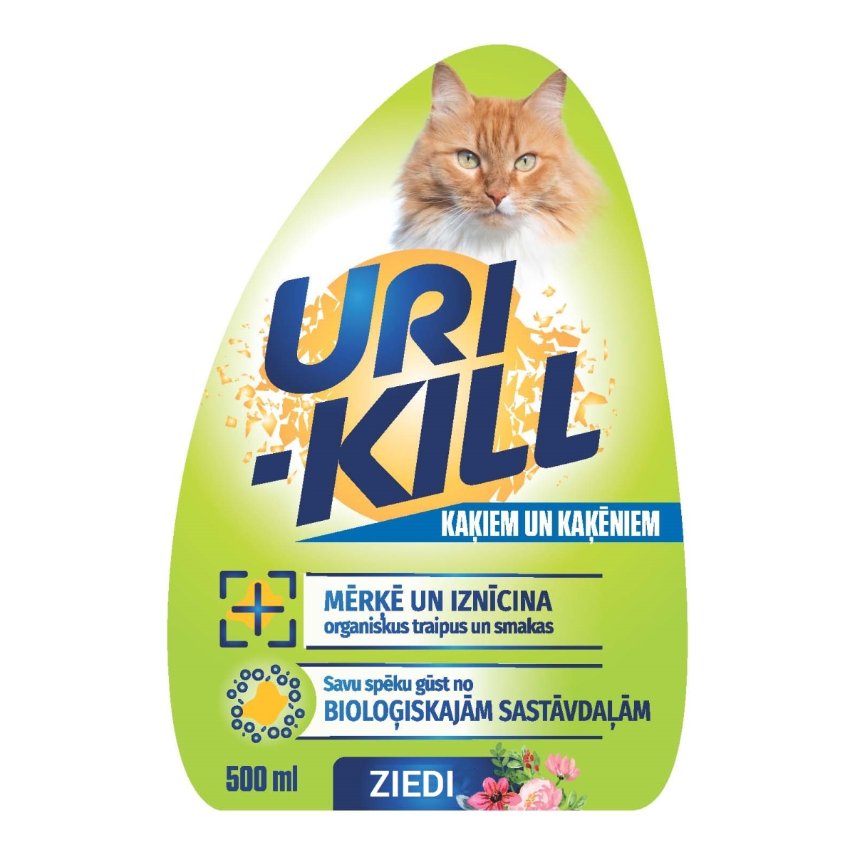 URI-KILL KAĶIEM/KAĶĒNIEM ZIEDI 500ML - Produkta attēls