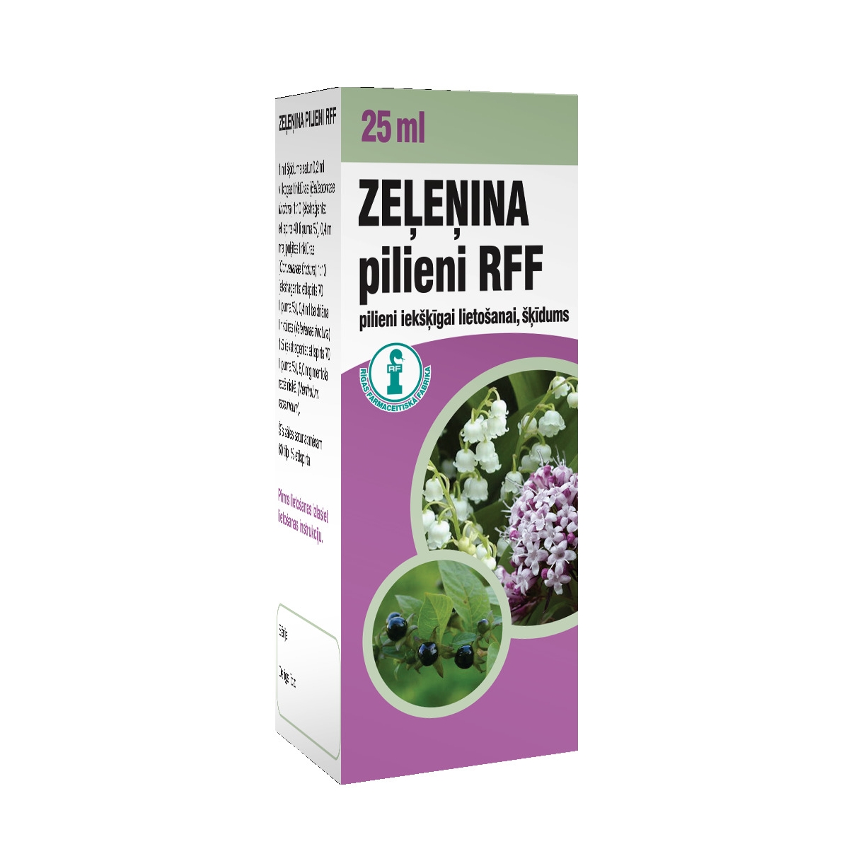 RFF Zeļeņina pilieni, 25 ml