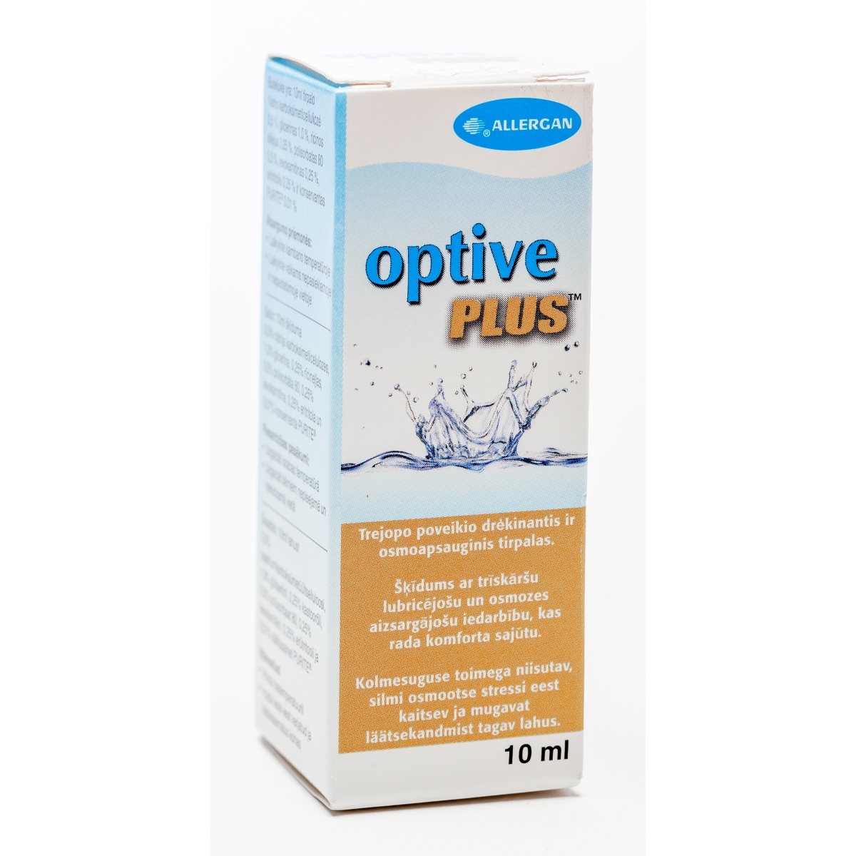 OPTIVE PLUS ACU PILIENI 10ML - Produkta attēls