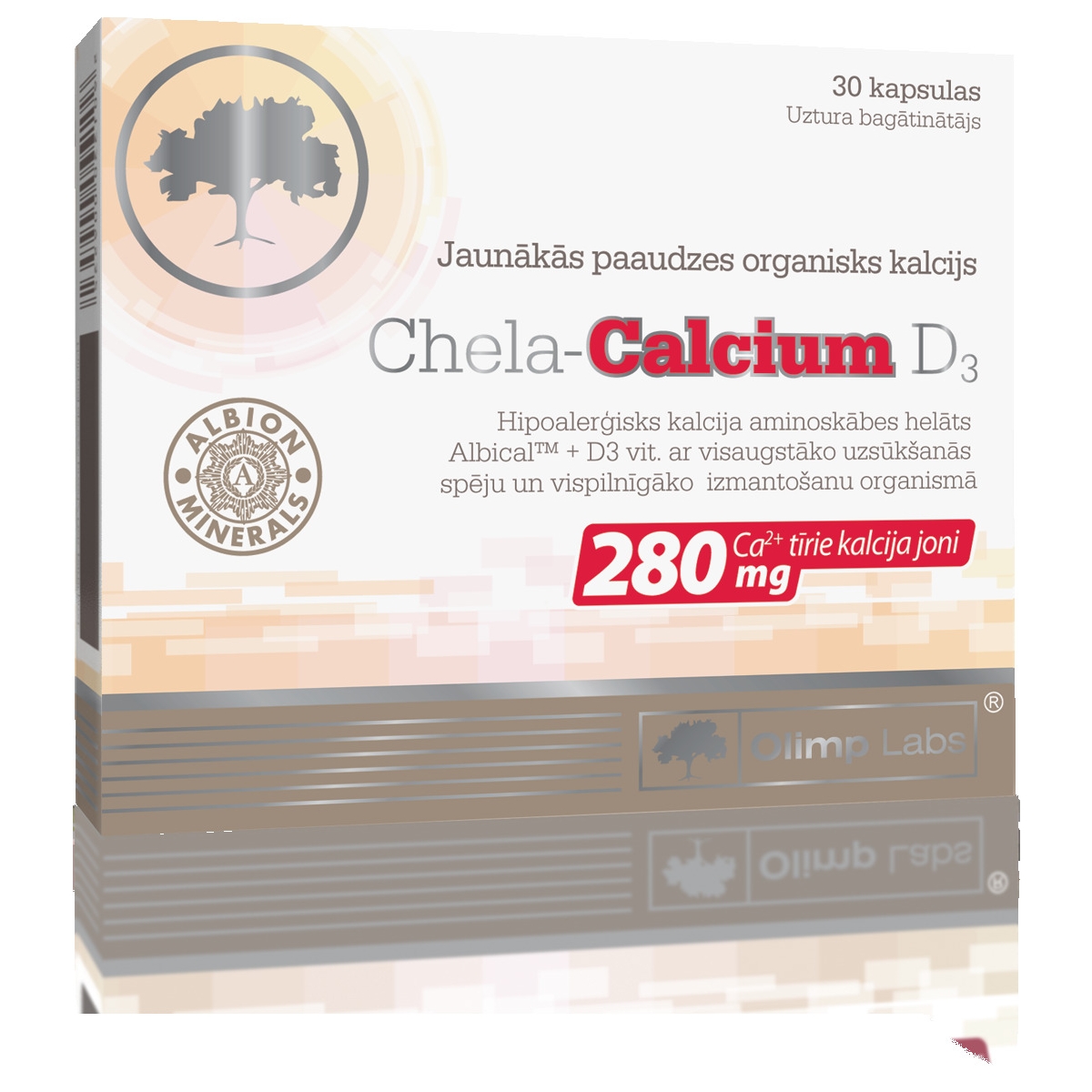 OLIMPLABS CHELA-CALCIUM D3 CPS N30 - Produkta attēls