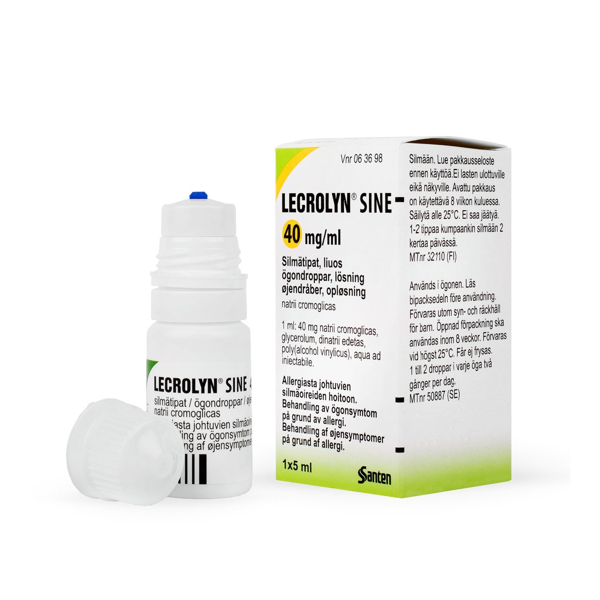 LECROLYN SINE 40MG/ML ACU PILIENI 10ML - Produkta attēls