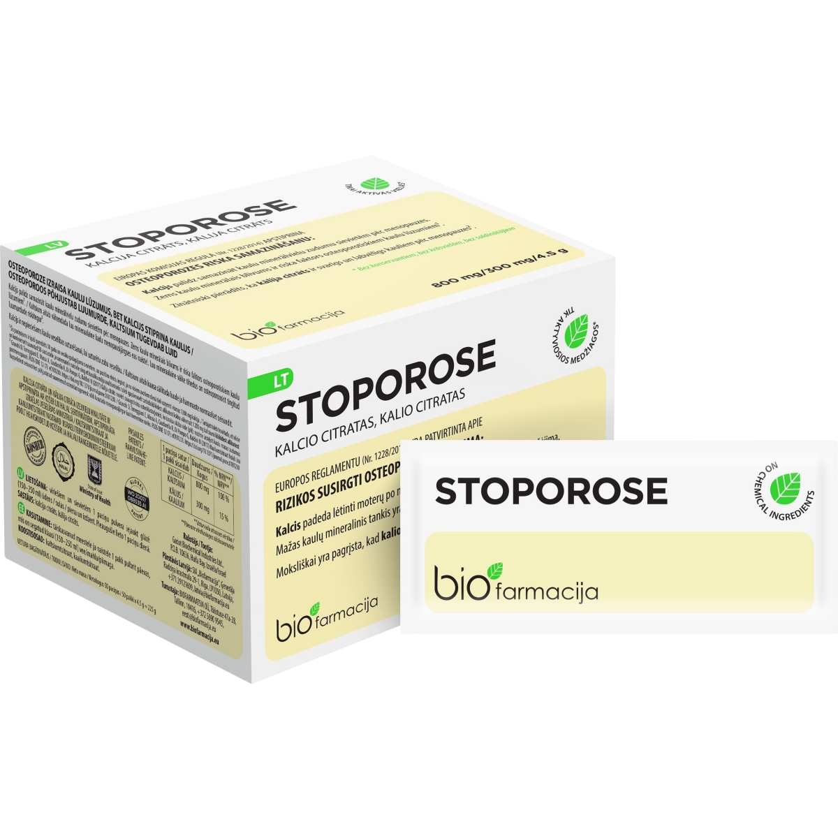 STOPOROSE N50, pulveris - Produkta attēls