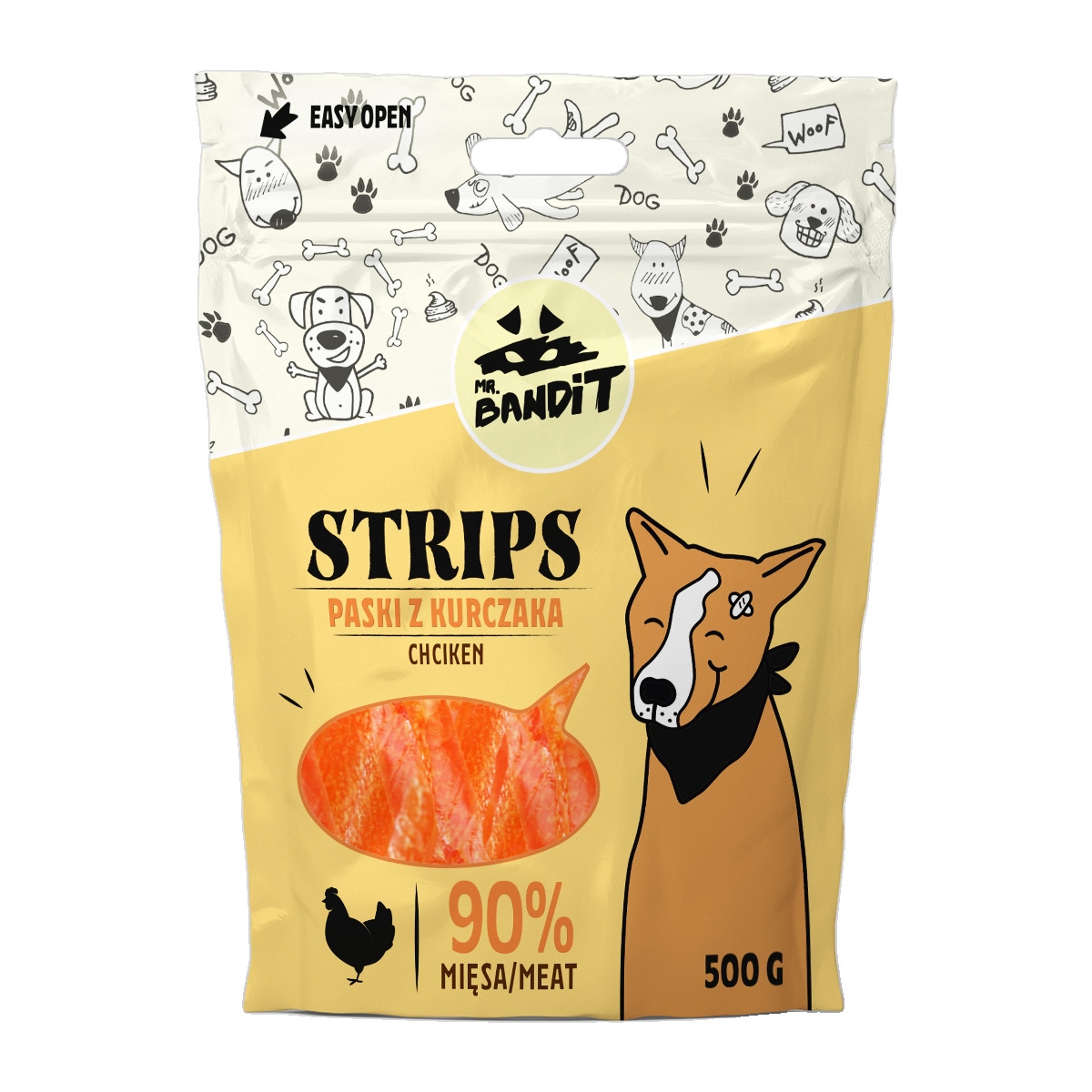 MR.BANDIT STRIPS VISTAS STRĒMELES 500G - Produkta attēls