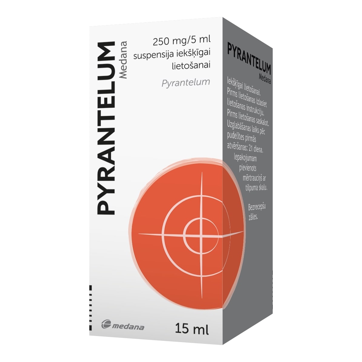 PYRANTELUM  250MG/5ML 15ML - Produkta attēls