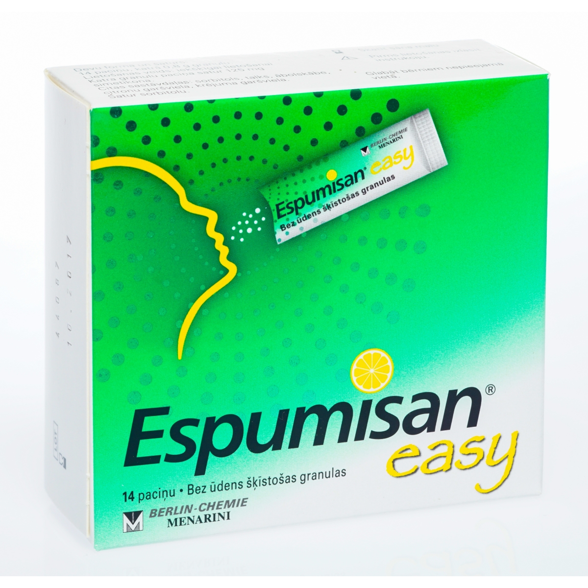 ESPUMISAN Easy granulas, 14 gab.