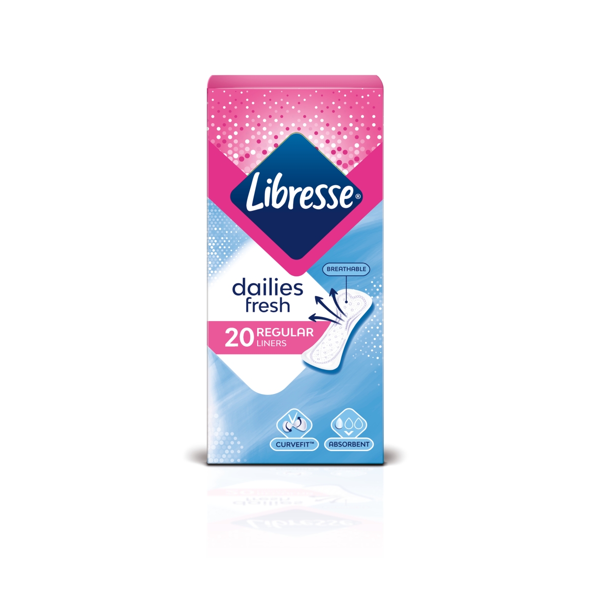 LIBRESSE PANTYLINER NORMAL MULTI N20 - Produkta attēls