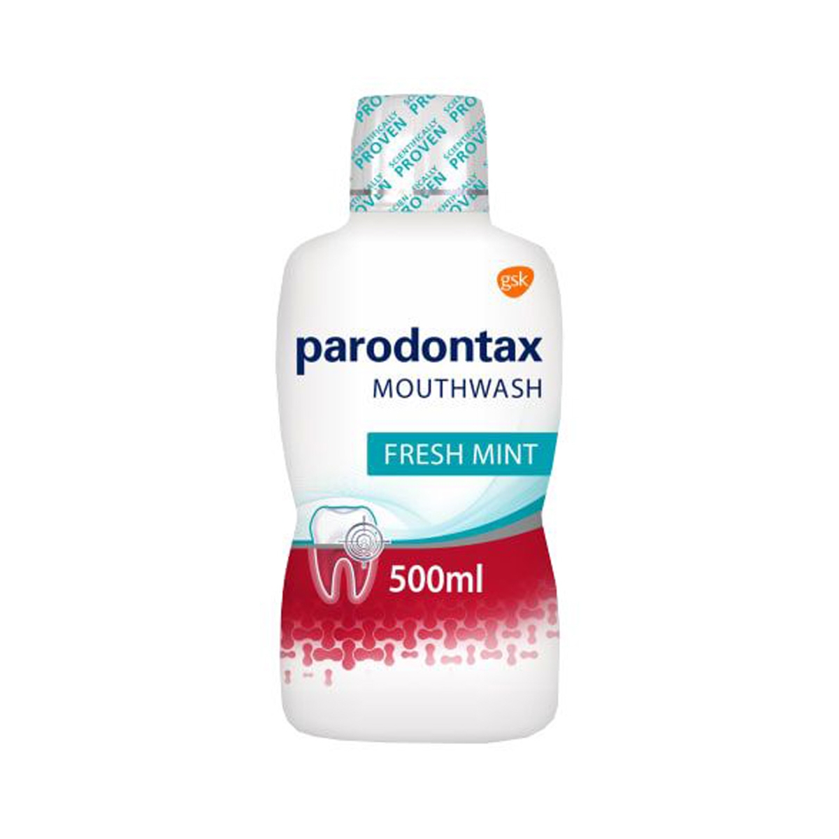 PARODONTAX® Daily Mouthwash Freshmint mutes skalojamais līdzeklis, 500 ml