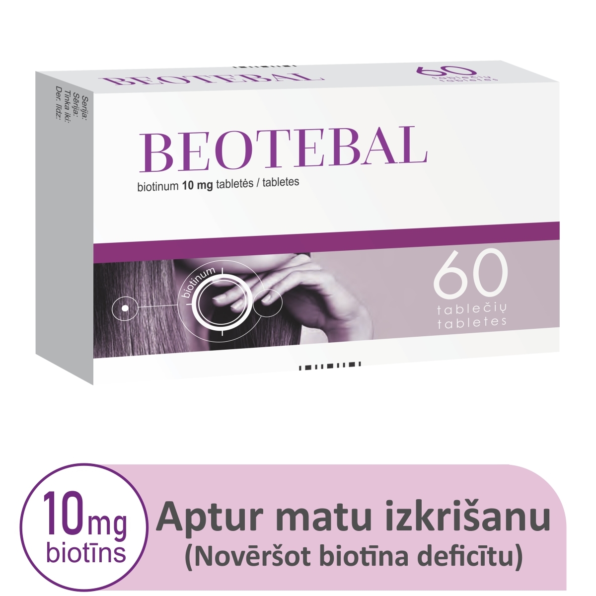 BEOTEBAL 10 mg tabletes, 60 gab. - Produkta attēls 1