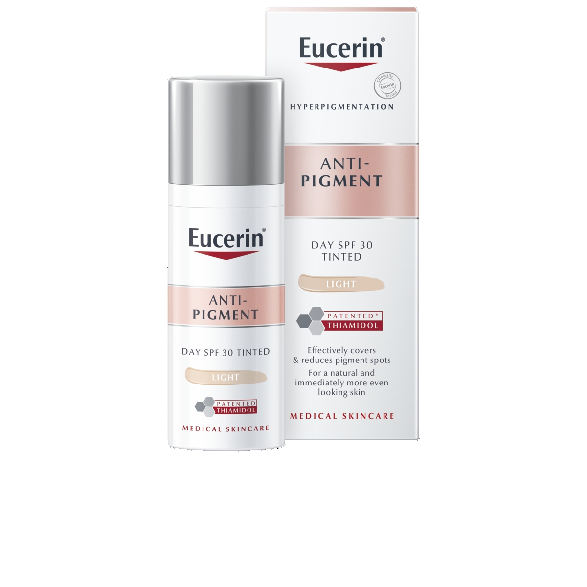 EUCERIN Anti-Pigment dienas krēms ar gaišu toni un SPF30, 50 ml - Produkta attēls