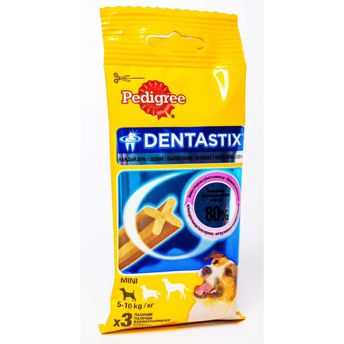 PEDIGREE SUŅU DENTASTIX KAULIŅŠ S 3GAB. 45G - Produkta attēls