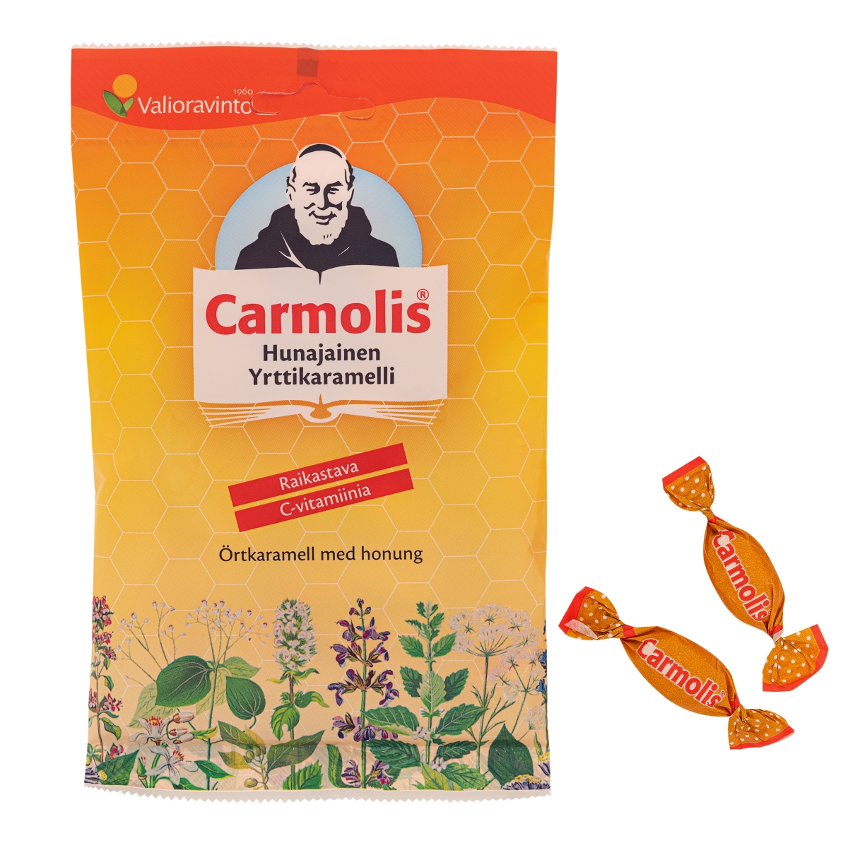 CARMOLIS ledenes ar medu un c vitamīnu, 75 g