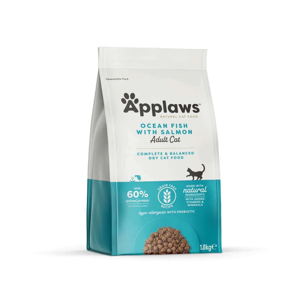 Applaws kaķu sausā barība ok.zivs/lasis 1,8kg - Produkta attēls