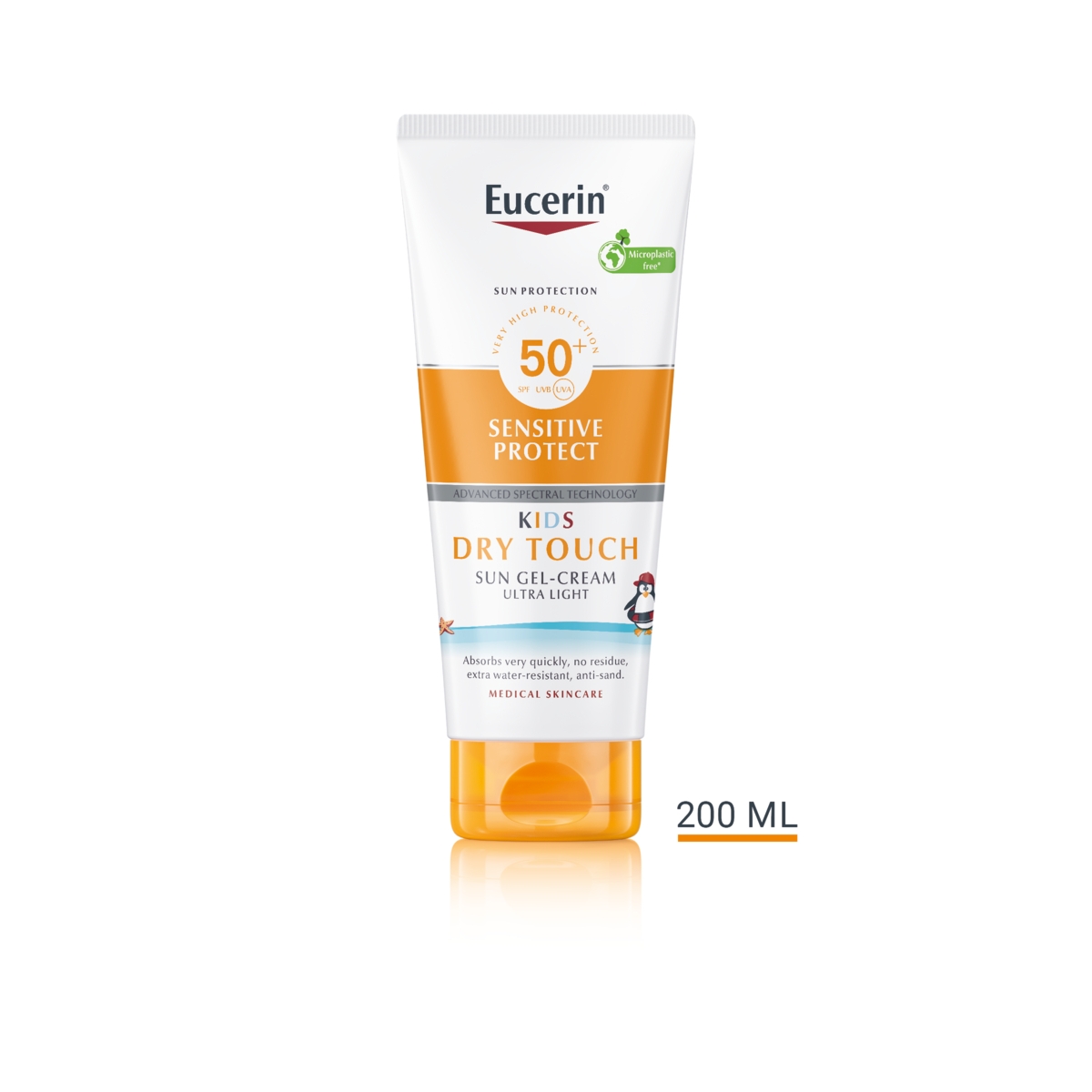 EUCERIN Sun Sensitive Protect SPF50 gēlkrēms bērniem, 200 ml