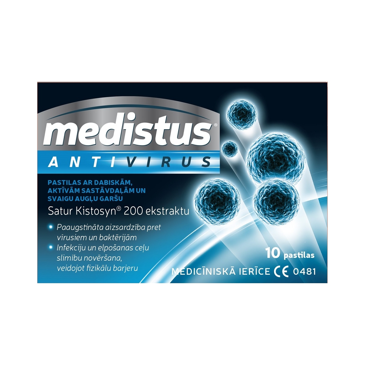 MEDISTUS® Antivirus pastilas, 10 gab