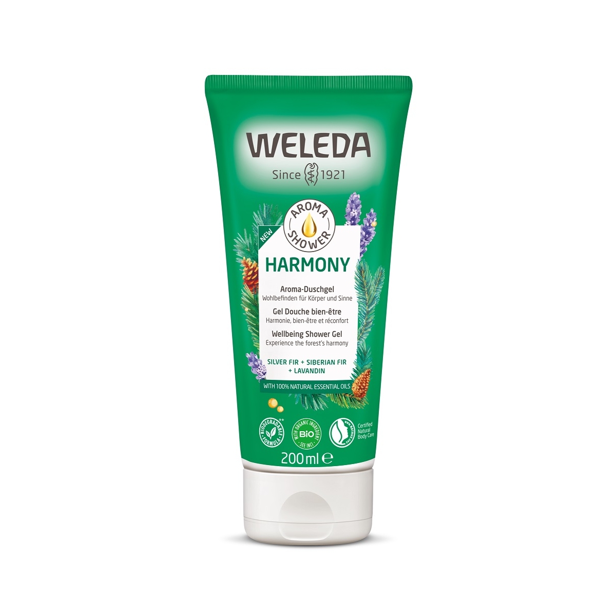 WELEDA Aroma shower harmony dušas krēms, 200 ml