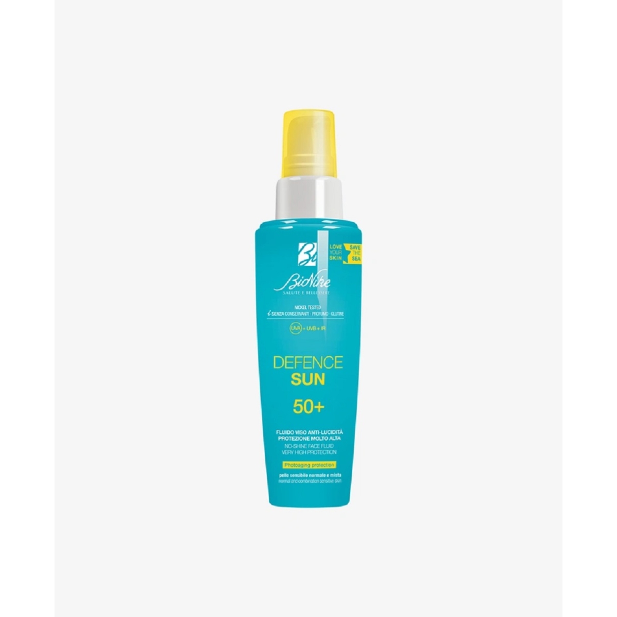 BIONIKE DEFENCE SUN 50+ MATĒJOŠS FLUĪDS AIZS. NO SAULES 50ML - Produkta attēls