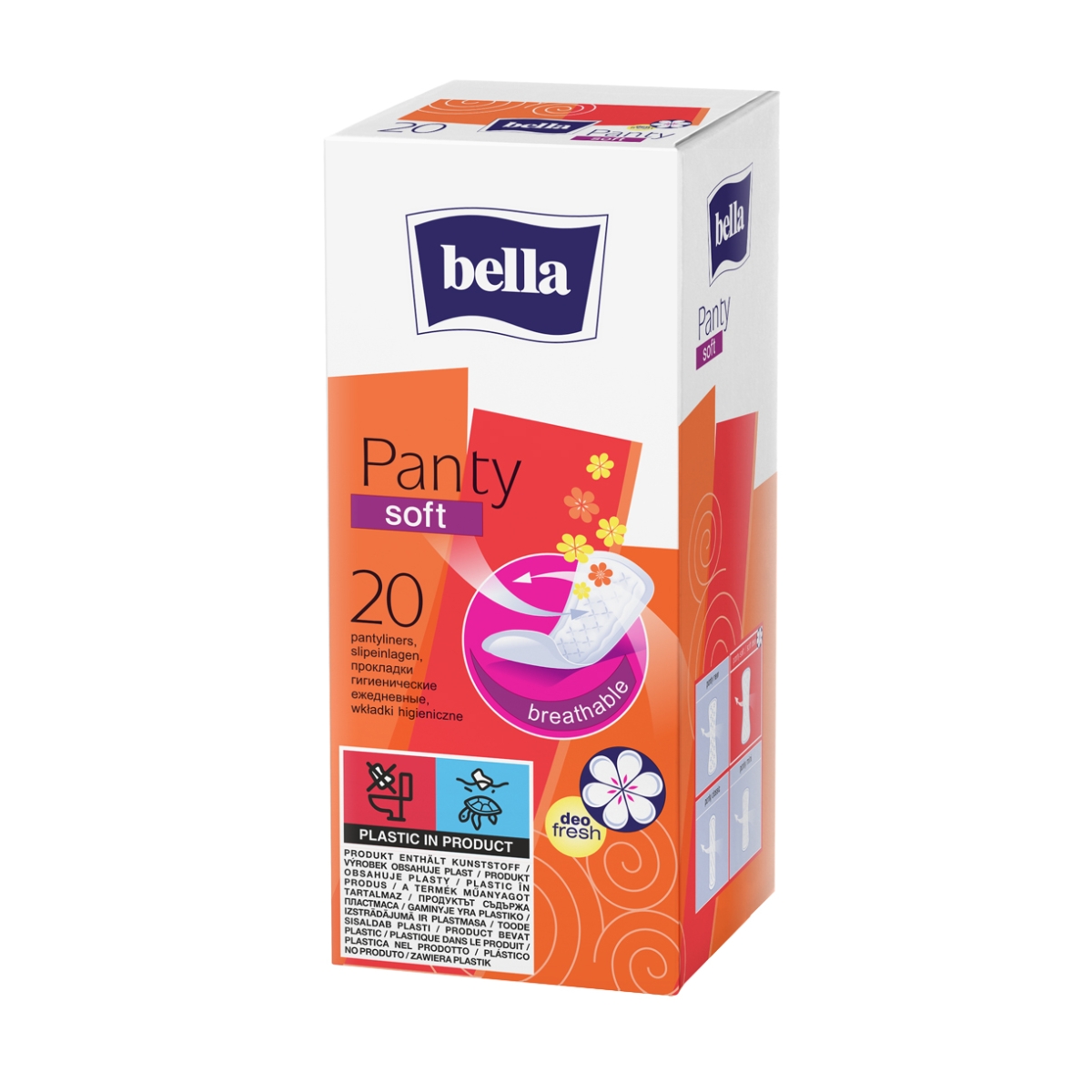 BELLA PANTY SOFT ikdienas ieliktnīši, 20 gab. - Produkta attēls