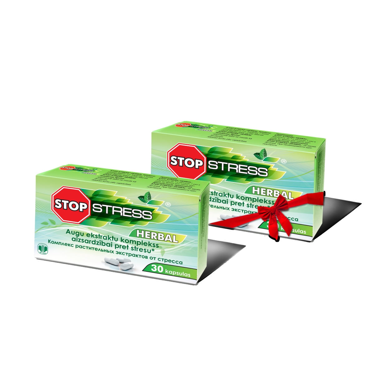 STOP-STRESS Herbal (1+1), 30 gab