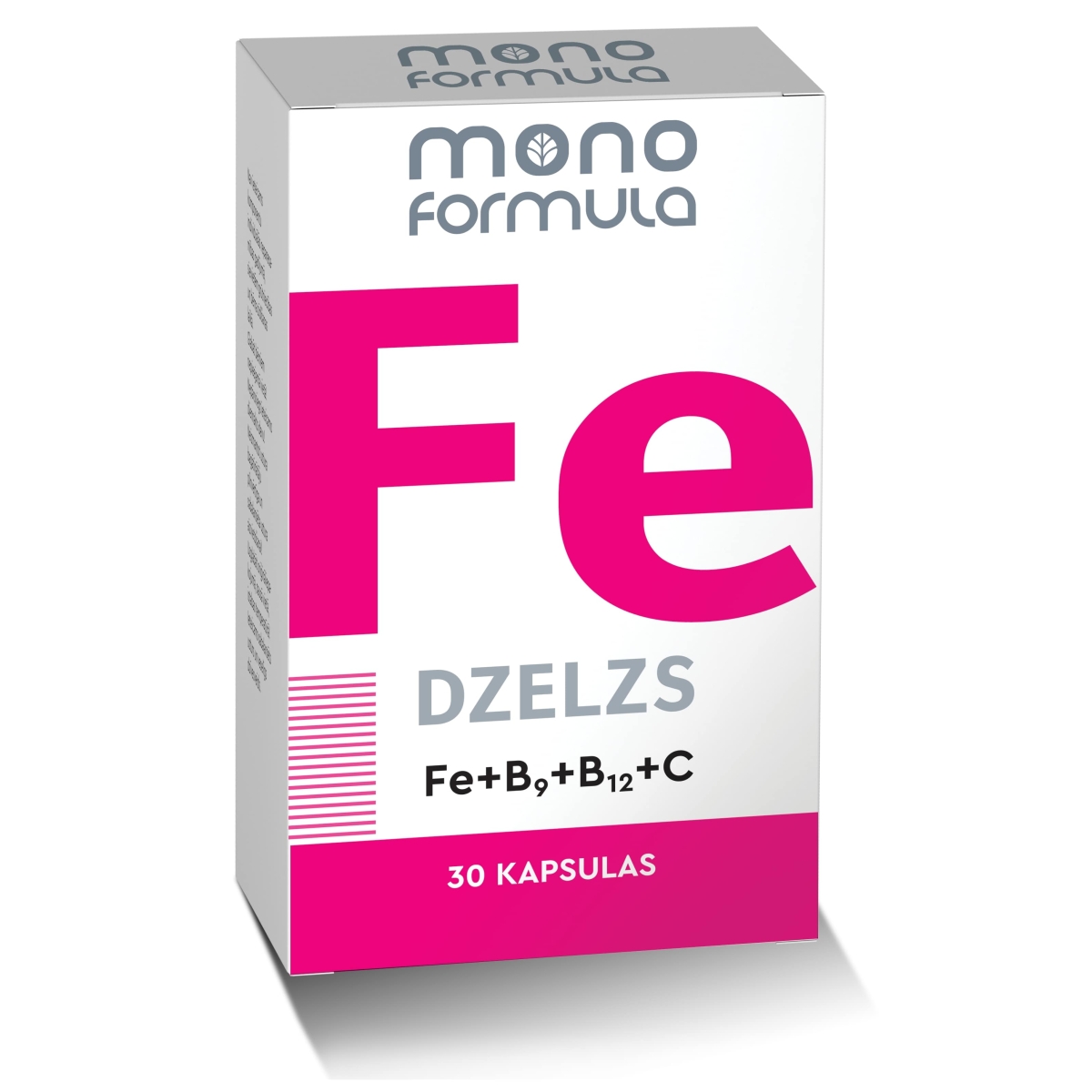 MONO FORMULA dzelzs Fe kapsulas, 30 gab. - Produkta attēls