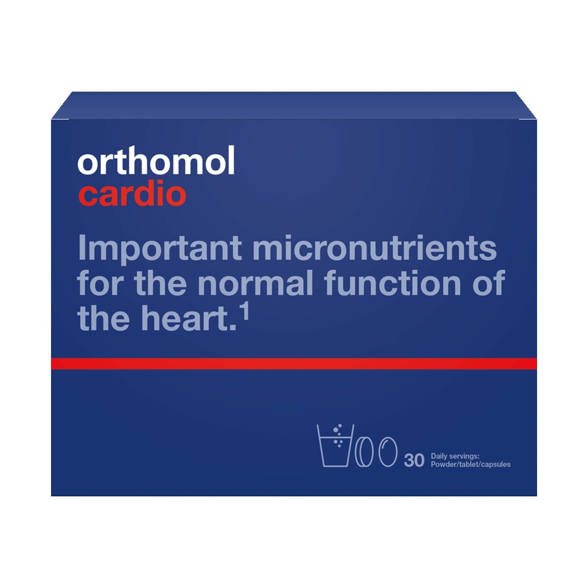 ORTHOMOL Cardio (pulveris + tablete + 3 kapsulas), 30 gab